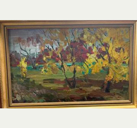 Н.Х. картон масло 50-е годы