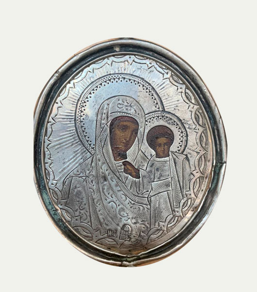 Серебро свадебная пара